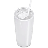 Daytona Plastic 2-in-1 Double-Wall Tumbler & Straw - 600ml