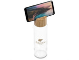 Okiyo Kenko Phone Stand Glass Water Bottle – 700ml