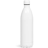 Serendipio Atlantis Stainless Steel Vacuum Water Bottle 1 Litre - Solid White