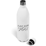 Serendipio Atlantis Stainless Steel Vacuum Water Bottle 1 Litre - Solid White