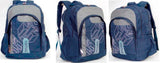 Macaroni Scolaro Universal Student Backpack  Blue and Grey