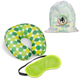 TRAVEL NECK PILLOW AND EYE MASK SET