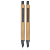 Okiyo Bamboo Ball Pen & Pencil Set