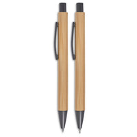 Okiyo Bamboo Ball Pen & Pencil Set