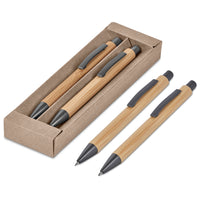 Okiyo Bamboo Ball Pen & Pencil Set