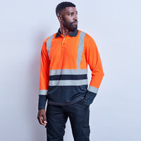 Reflective Hi-Viz Site Golf Shirt