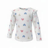 Little Girls Heart to Heart 100% Cotton Tee Shirt