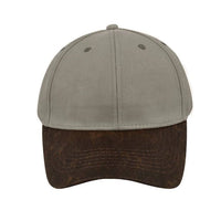 Waxed Oilskin 6 Panel Cap Two-Tone