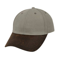 Waxed Oilskin 6 Panel Cap Two-Tone