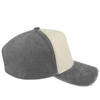 Cap 5 Panel Pigment Washed