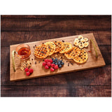 Okiyo Homegrown Rectangular Hardwood Food Platter