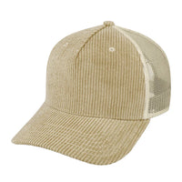 5 Panel Corduroy Trucker Cap