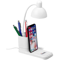 Lexicon Desk Lamp, Pen Caddy & Phone Stand