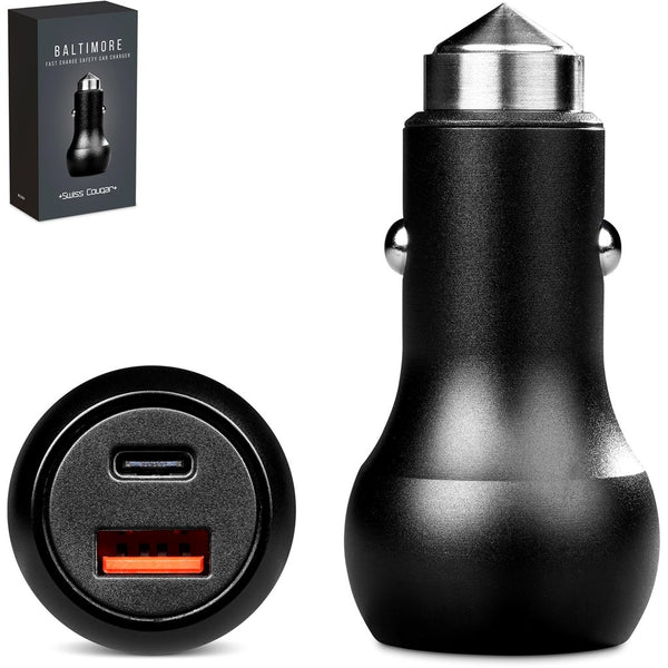 Swiss Cougar Fast Car Charger & Tool