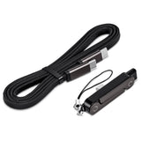 Compact 2-in-1 Fast Charge Cable & Type-C Phone Stand