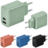 Compact Dual Port Fast Wall Charger