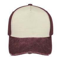 Cap 5 Panel Pigment Washed