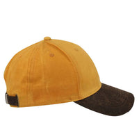 Waxed Oilskin 6 Panel Cap Two-Tone