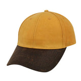 Waxed Oilskin 6 Panel Cap Two-Tone