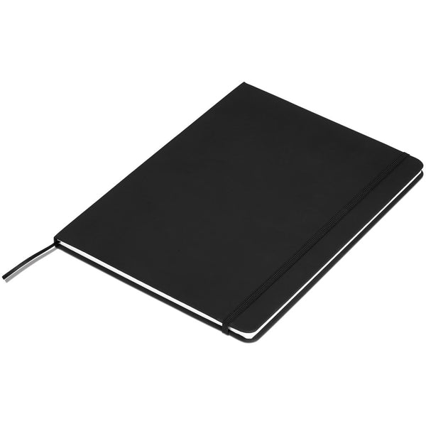 Omega A4 Hard Cover Notebook Black