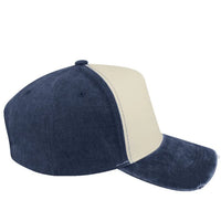 Cap 5 Panel Pigment Washed