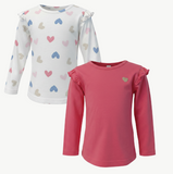 Little Girls Heart to Heart 100% Cotton Tee Shirt