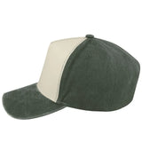 Cap 5 Panel Pigment Washed