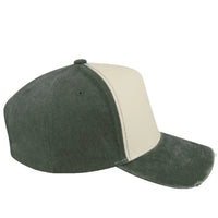 Cap 5 Panel Pigment Washed