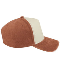 Cap 5 Panel Pigment Washed