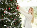 Sparkle Metallic Silver Tinsel Garland