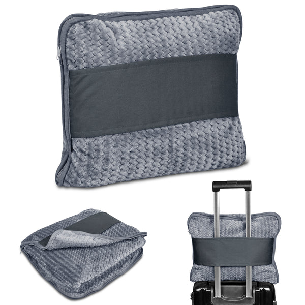 Slumberbrook 2-in-1 Travel Blanket & Pillow
