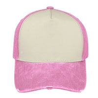 Cap 5 Panel Pigment Washed