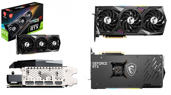 MSI Nvidia GeForce RTX 3070 Ti GAMING X TRIO 8G Graphics Card