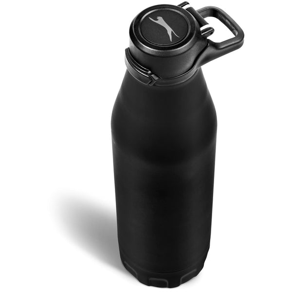 Slazenger Novac Stainless Steel Vacuum Water Bottle 500ml Black