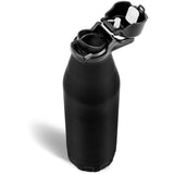 Slazenger Novac Stainless Steel Vacuum Water Bottle 500ml Black