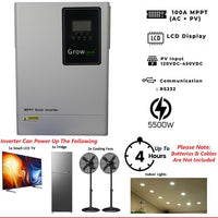 Solarix Growtech 5.5KVA 48VDC MPPT Solar Inverter