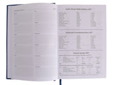 2027 Vision A4 Diary Blue