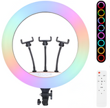 Nesty 18 Inch Multipurpose Electric Powered RGB LED Ring