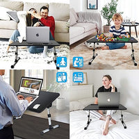 Portable Foldable Laptop Desk With USB Cooling Fan