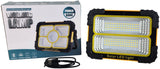 POWER BANK & WORK LAMP WITH SOLAR PANEL FOR CHARGING