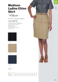 Ladies Madison Chino Skirt