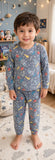 Boys Rocket Pyjama 2pc Set Wholesale