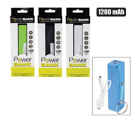 USB Power Bank 1200mah with Cable