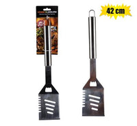 BBQ SPATULA STAINLESS STEEL 42cm WITH STAINLESS STEEL HANDLE