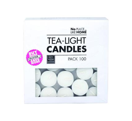 Box of 100 Tea-Light Candles