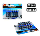 Pack of 12 Alkaline AA Batteries