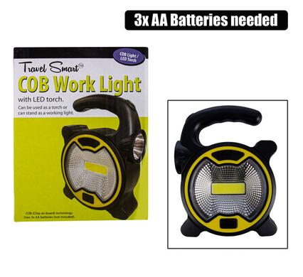 COB Work Light with LED Torch