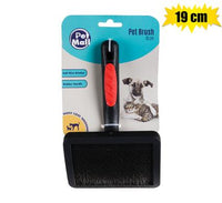 PET DOG/CAT BRUSH RUBBER FINE WIRE