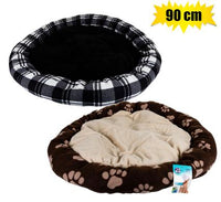 Pet Bed Fleece Round 90cm