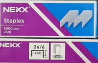 Nexx Staples 26/6 (5000 Pieces)
